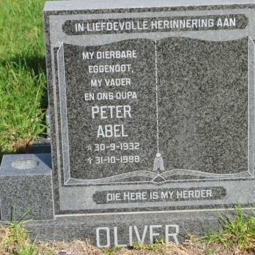 OLIVER Peter Abel 1932-1998
