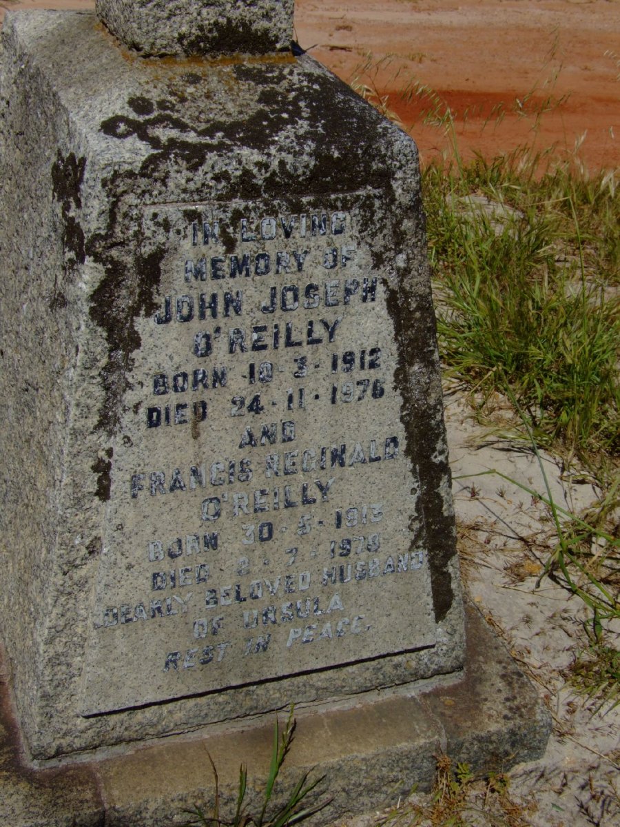 O'REILLY John Joseph 1912-1976 :: O'REILLY Francis Reginald 1913-1978