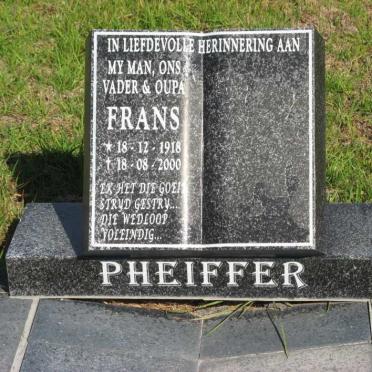 PHEIFFER Frans 1918-2000