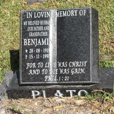 PLATO Benjamin 1919-199?