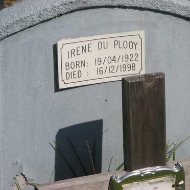 PLOOY Irene, du 1922-1998