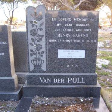 POLL Henry Barend, van der 1907-1971 &amp; Amelia