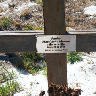 PAULSE Magdalene Martha 1926-2004