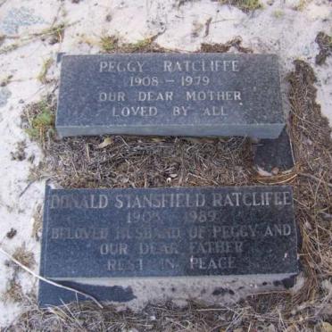 RATCLIFFE Donald Stansfield 190?-1989 &amp; Peggy 1908-1979