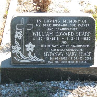 SHARP William Edward 1916-1980 &amp; Myfanwy Mary 1922-2003