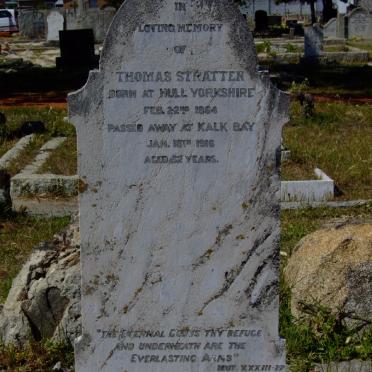 STRATTEN Thomas 1864-1916