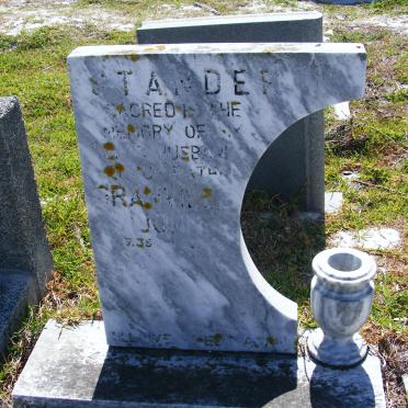 STANDER Granville John 1938-1987