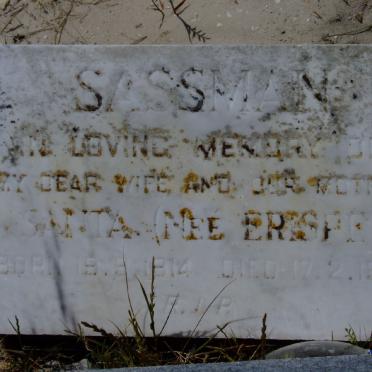 SASSMAN Santa nee ERISPE 1814-1961