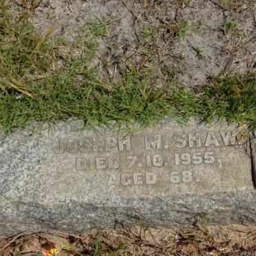 SHAW Joseph M. -1955