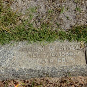 SHAW Joseph M. -1955