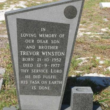 SEDRAS Trevor Winston 1952-1977