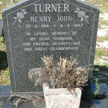 TURNER Henry John 1914-1987