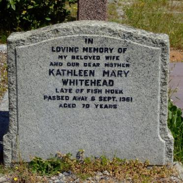 WHITEHEAD Kathleen Mary -1961
