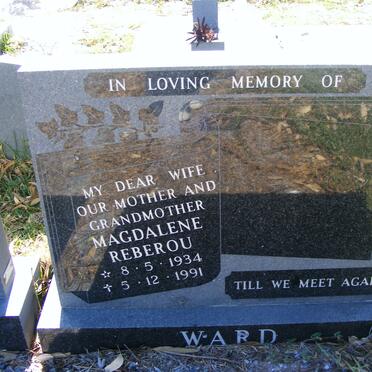 WARD Magdalene Reberou 1934-1991