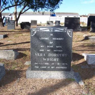 WRIGHT Vera Dorothy 1910-1973