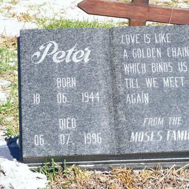 MOSES Peter 1944-1996