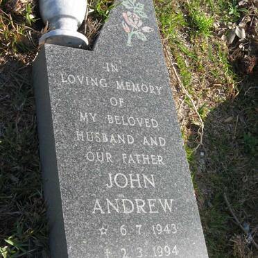 NOVEMBER John Andrew 1943-1994