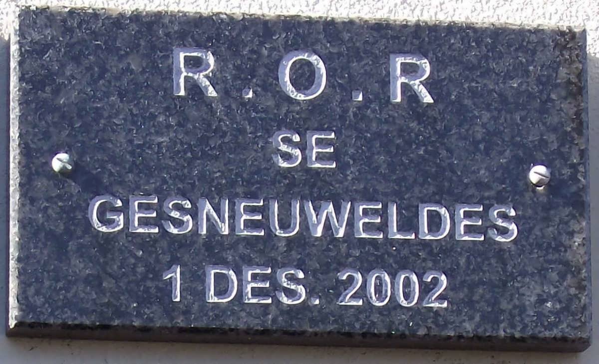 3. R. O. R se gesneuweldes