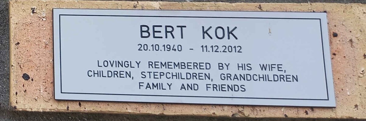 KOK Bert 1940-2012