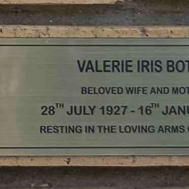 BOTHA Valeria Iris 1927-2023