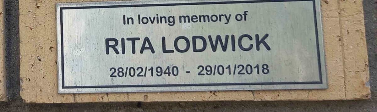LODWICK Rita 1940-2018