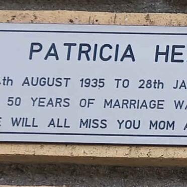 HEATH Patricia 1935-2012