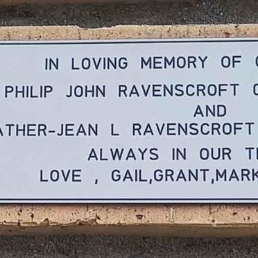RAVENSCROFT Philip John 1912-1985 &amp; Heather-Jean 1914-1996