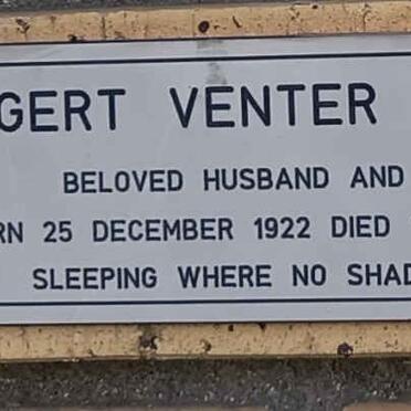BOTHA Gert Venter 1922-2006
