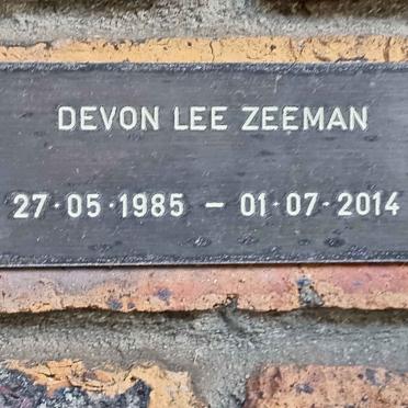 ZEEMAN Devon Lee 1985-2014