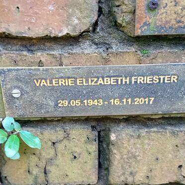 FRIESTER Valerie Elizabeth 1943-2017