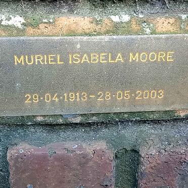 MOORE Muriel Isabela 1913-2003