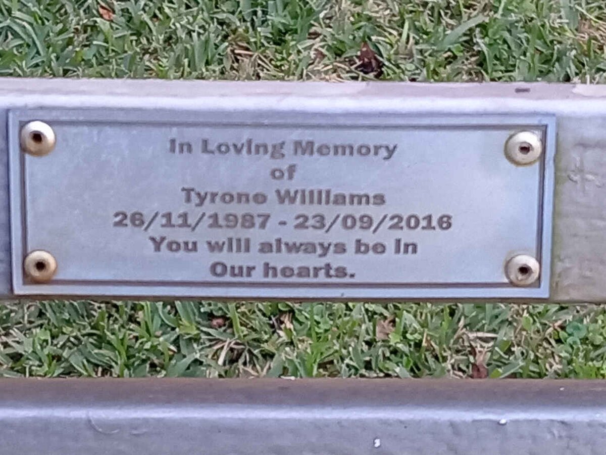 WILLIAMS Tyrone 1987-2016