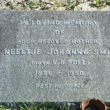 SMIT Neeltje Johanna nee V.D. POLL 1886-1950