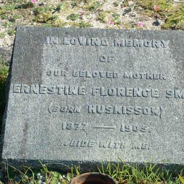 SMIT Ernestine Florence nee HUSKISSON 1877-1905