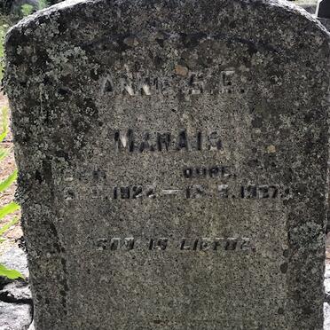 MARAIS Annie S.E. 192?-19?7