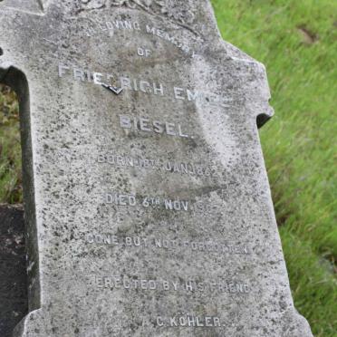 BIESEL Friederich Emil 1862-1907