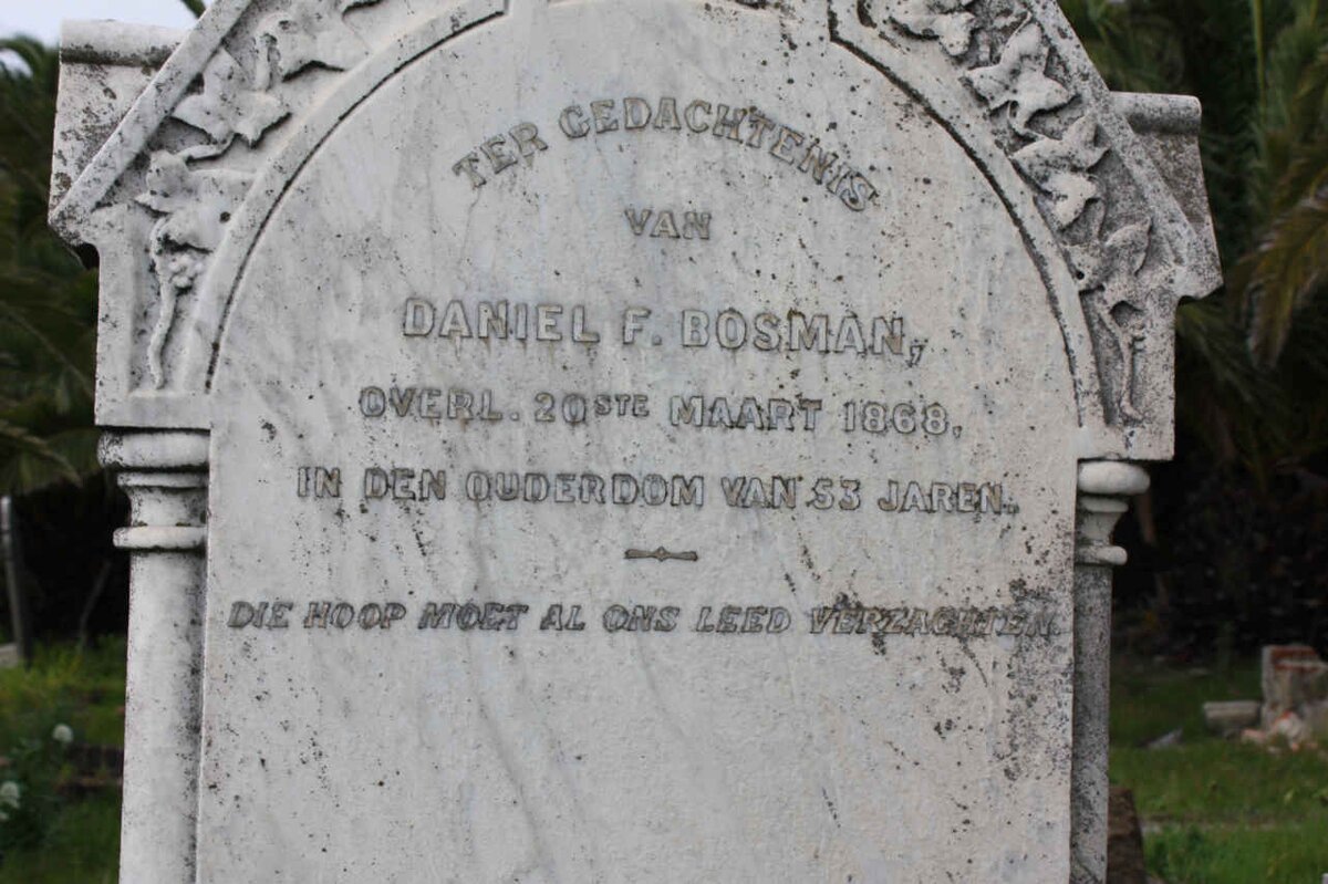 BOSMAN Daniel F. -1868