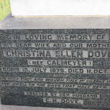 DOVE :: CALMEYER :: HOLMAN 