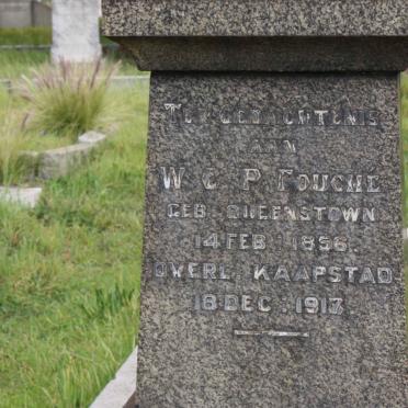 FOUCHE W.C.P. 1856-1917