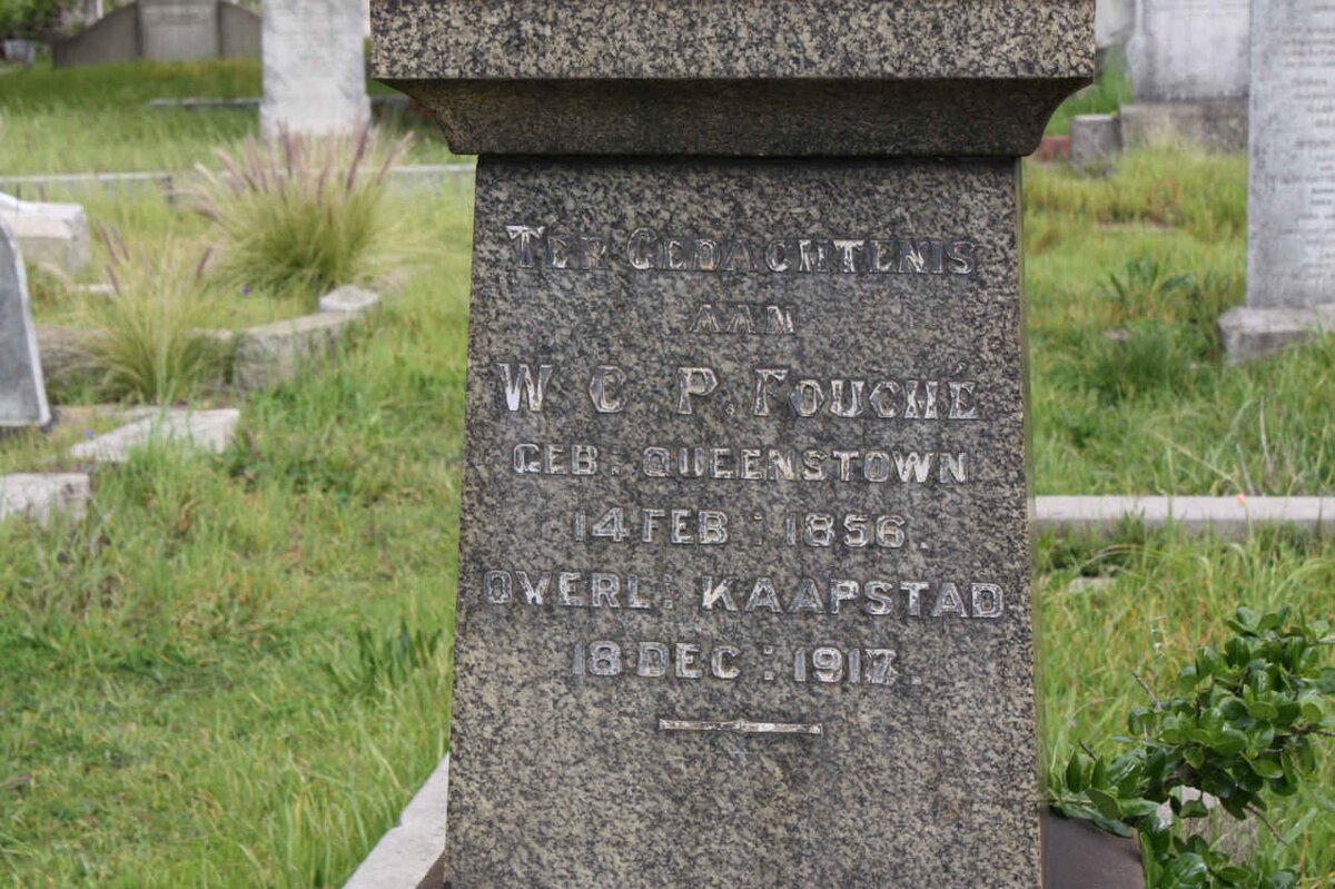 FOUCHE W.C.P. 1856-1917
