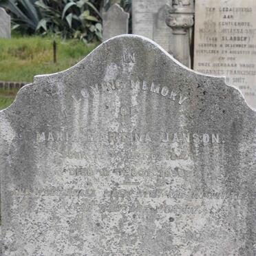 JANSON Maria Martina 1841-1890