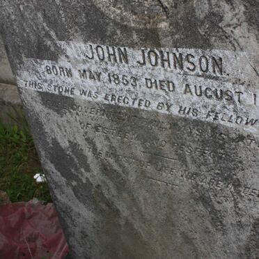 JOHNSON John 1853-1888