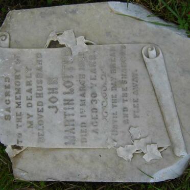 LOTTER John Martin -1901