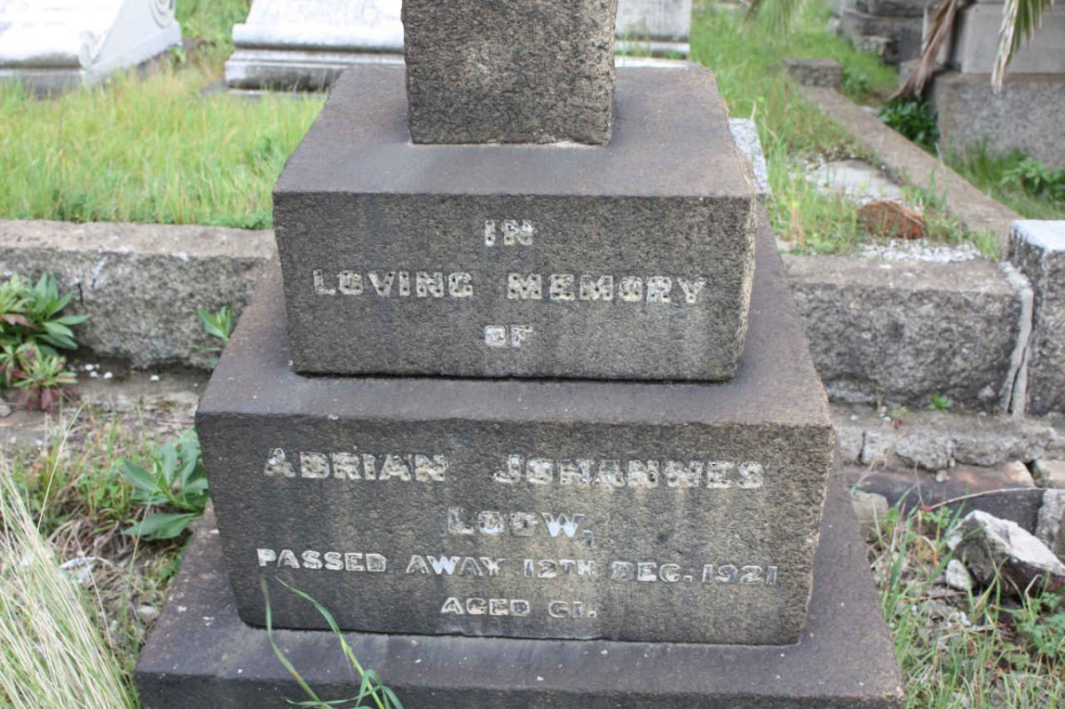LOUW Adrian Johannes -1921