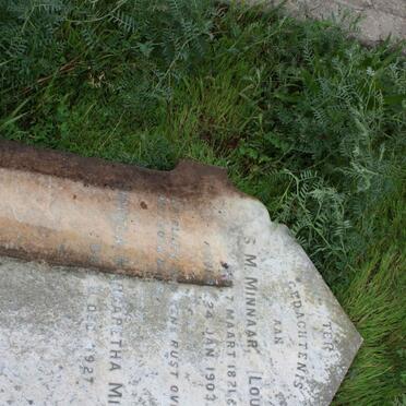 MINNAAR S.M. 1821-1903 &amp; Sibella Margaretha -1927