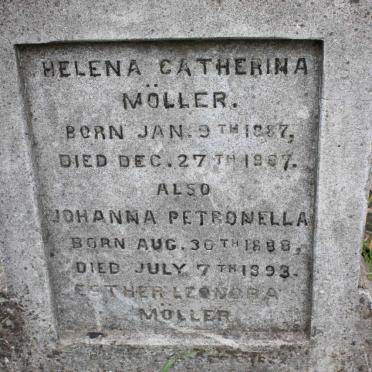 MOLLER Helena Catherina 1887-1887 :: MOLLER Johanna Petronella 1888-1893 :: MOLLER Esther Leonora ?