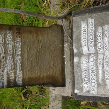 MEYER M. 1884-1926 :: ERASMUS Catherina Jacoba Petronella nee MEYER 1908-1973