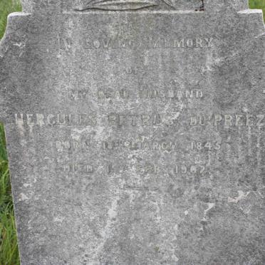 PREEZ Hercules Petrus, du 1845-1907