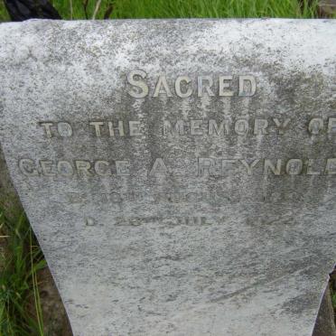 REYNOLDS George 184?-1922