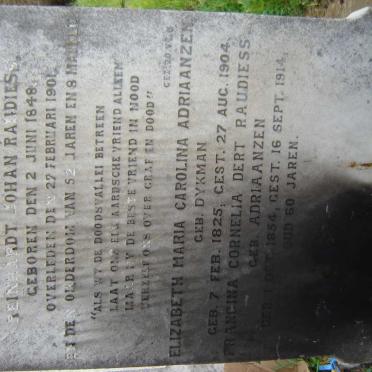 RAUDIESS :: ADRIAANZEN :: DYKMAN